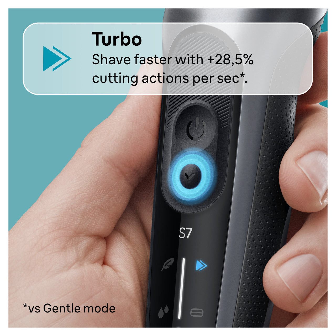 Series 7 Electric Shaver with SmartCare Center Stubbler Trimmer 7185cc