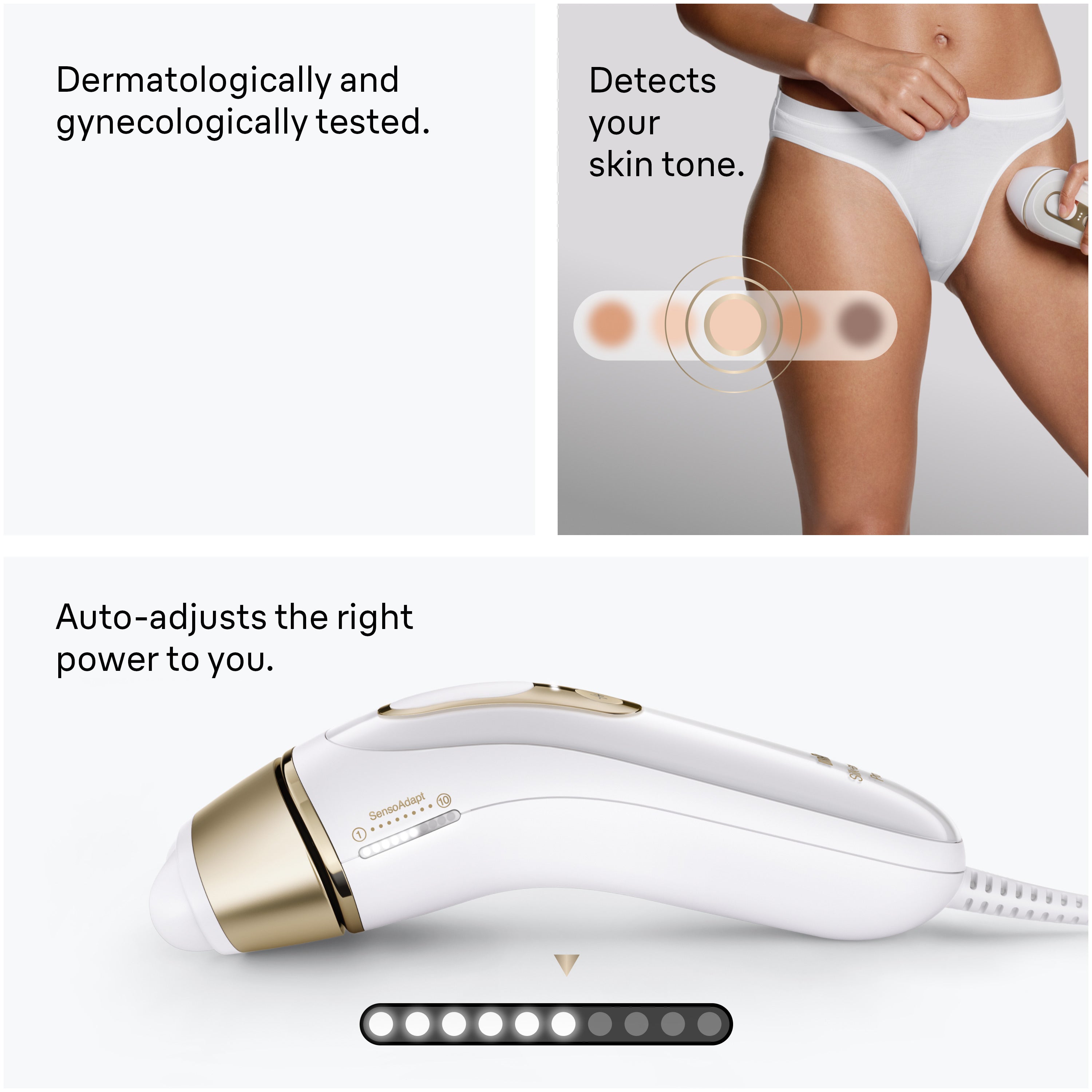 Braun Smart IPL Silk·Expert Pro 5: At Home Alternative to Laser Hair Removal with 4 Caps Facial Hair Trimmer and Vanity Case IPL5442