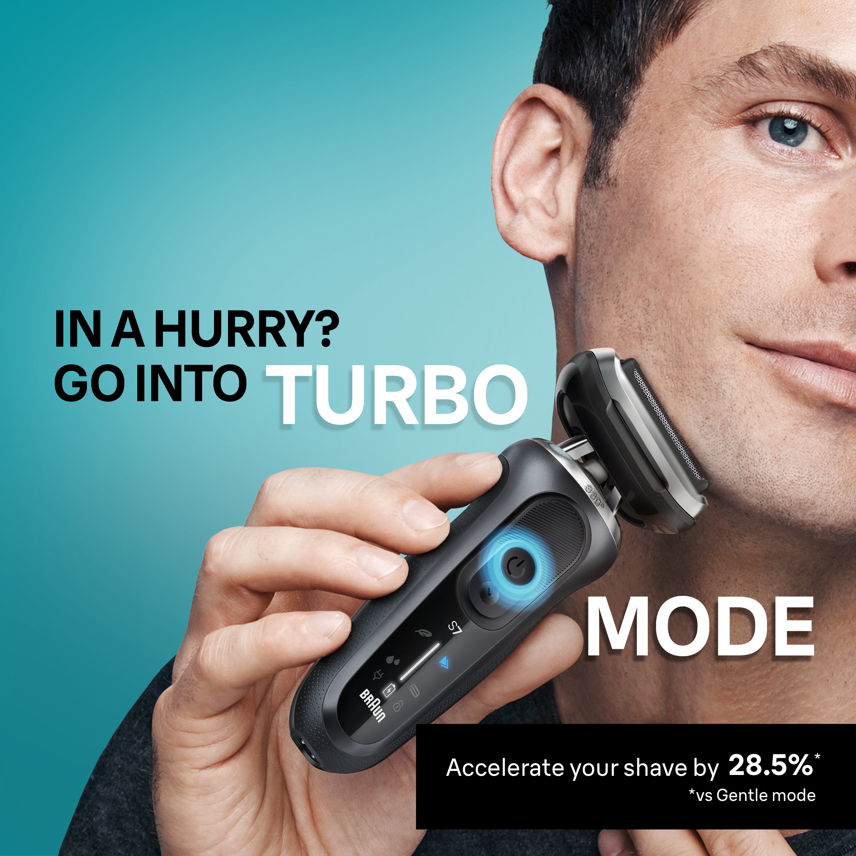 Electric Shaver with Beard and Stubble Trimmer Series 7 7085cc