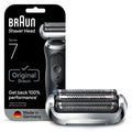 Braun Electric Shaver Head Replacement Part 74s Silver Compatible with Series 7 Electric Razors for Men