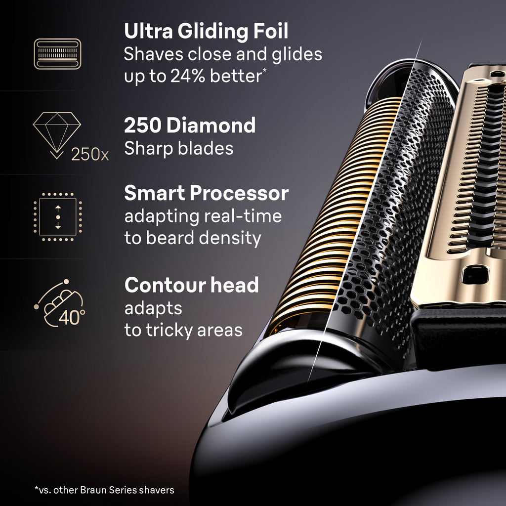 Braun NEVO 11000c Silver Men's Electric Shaver with World's 1st AeroTouch Tech
